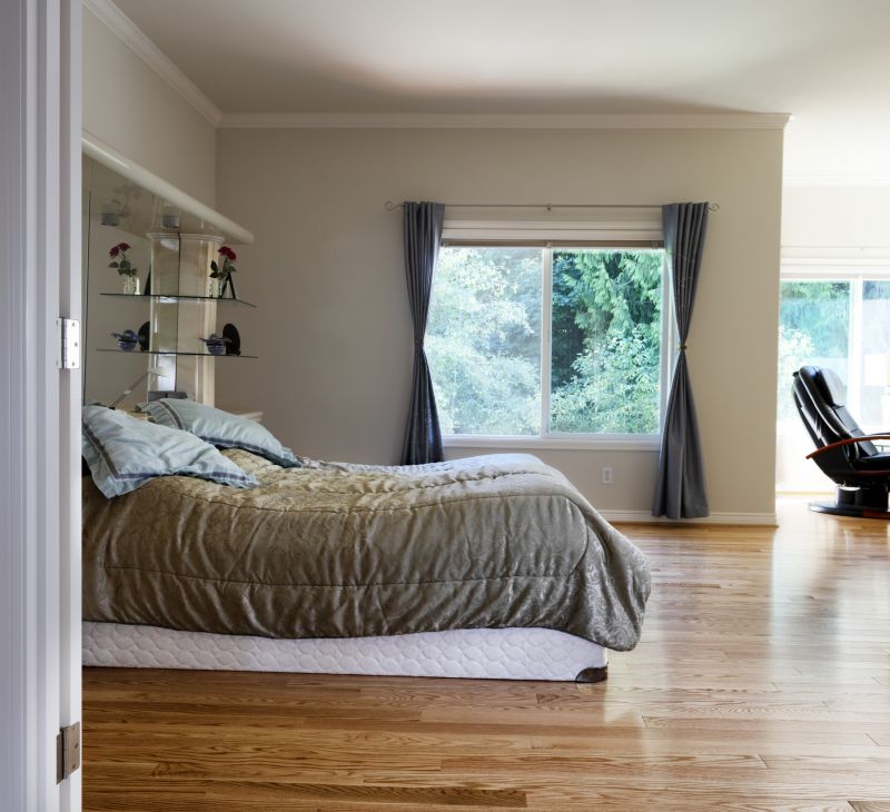 Bedroom Featuring Sliding Windows